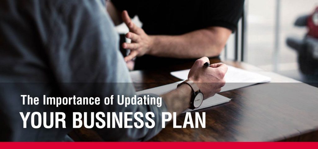 reasons for updating a business plan